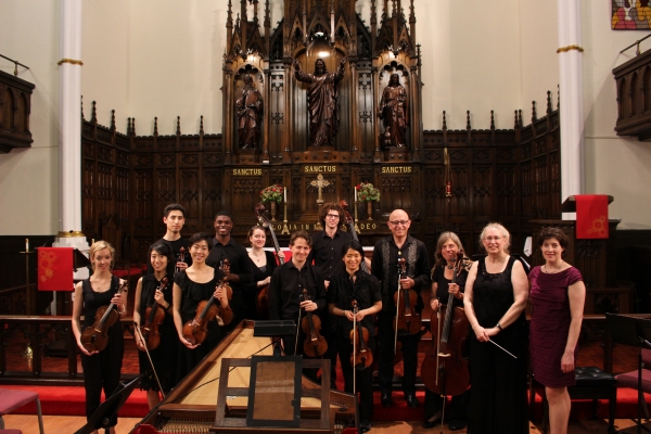 Jubilee Chamber Orchestra performs at Immanuel Lutheran Church in New York City on May 30, 2015.